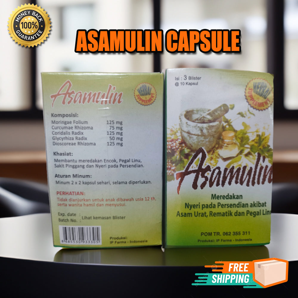 ASAMULIN Capsule FOR uric acid, rheumatism, rheumatic pain ORIGINAL