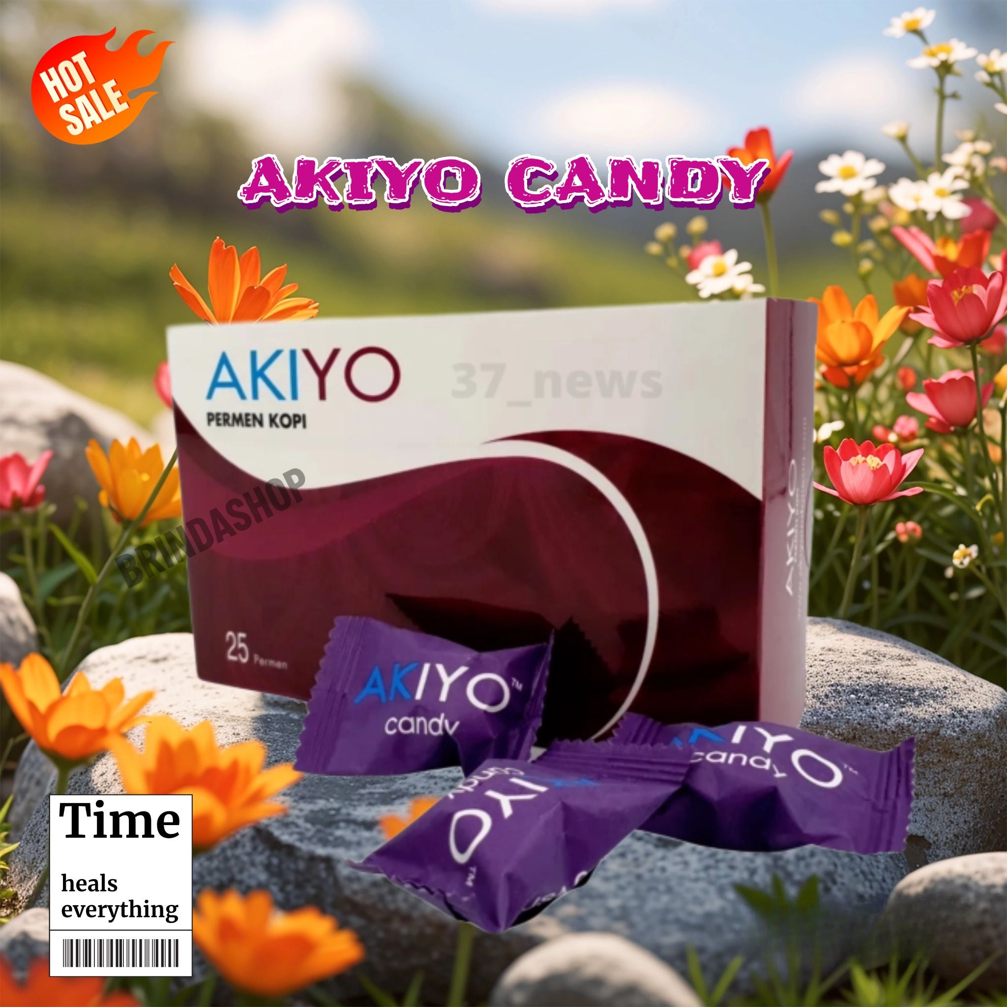 Akiyo Coffee Candy - 1 box / 25 Pieces