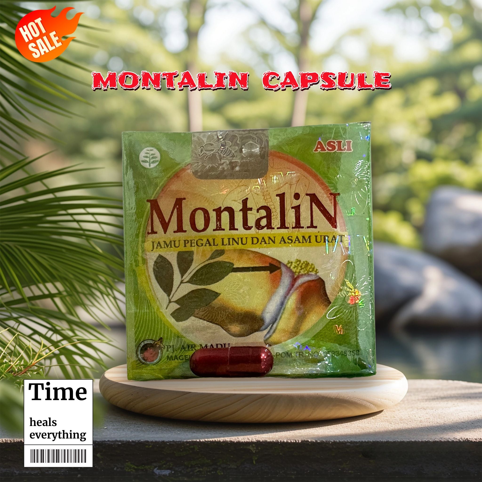 Montalin Herb Capsules Cholesterol Arthritis Gout Rheumatism Back Pain Joint Health